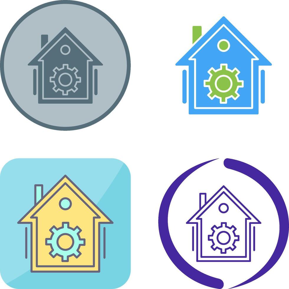 Home Automation Icon Design vector