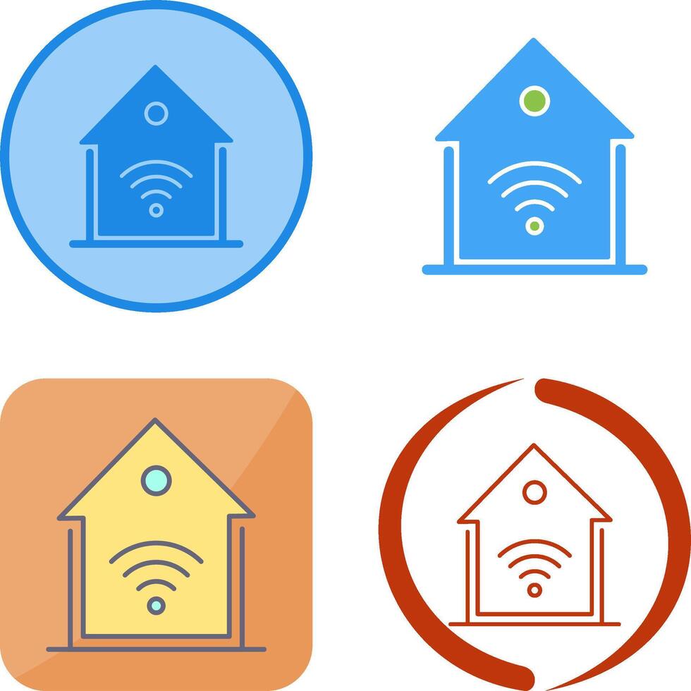 Smart Home Icon Design vector