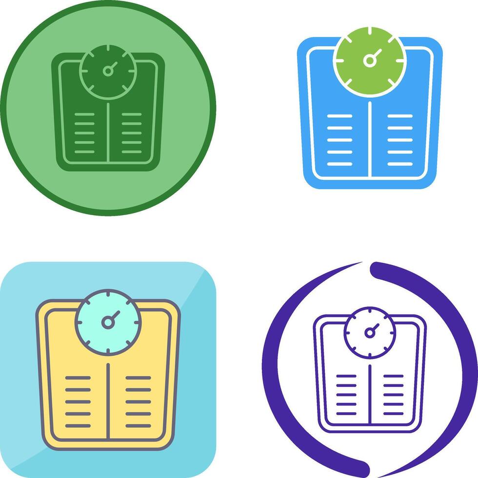 Weight Scale Icon Design vector