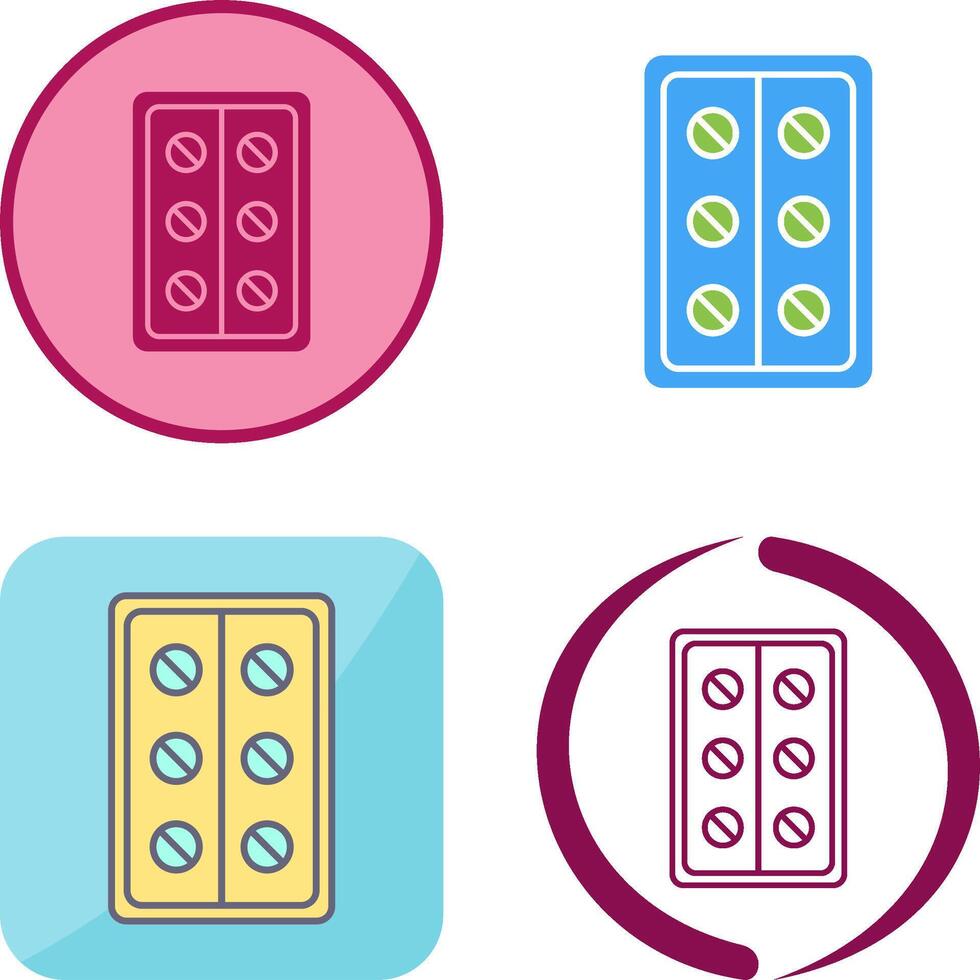 Pills Icon Design vector