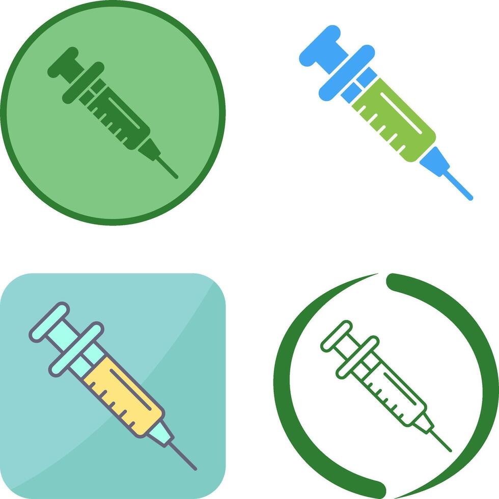 Injection Icon Design vector