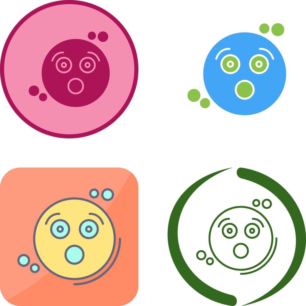 Surprised Icon Design vector
