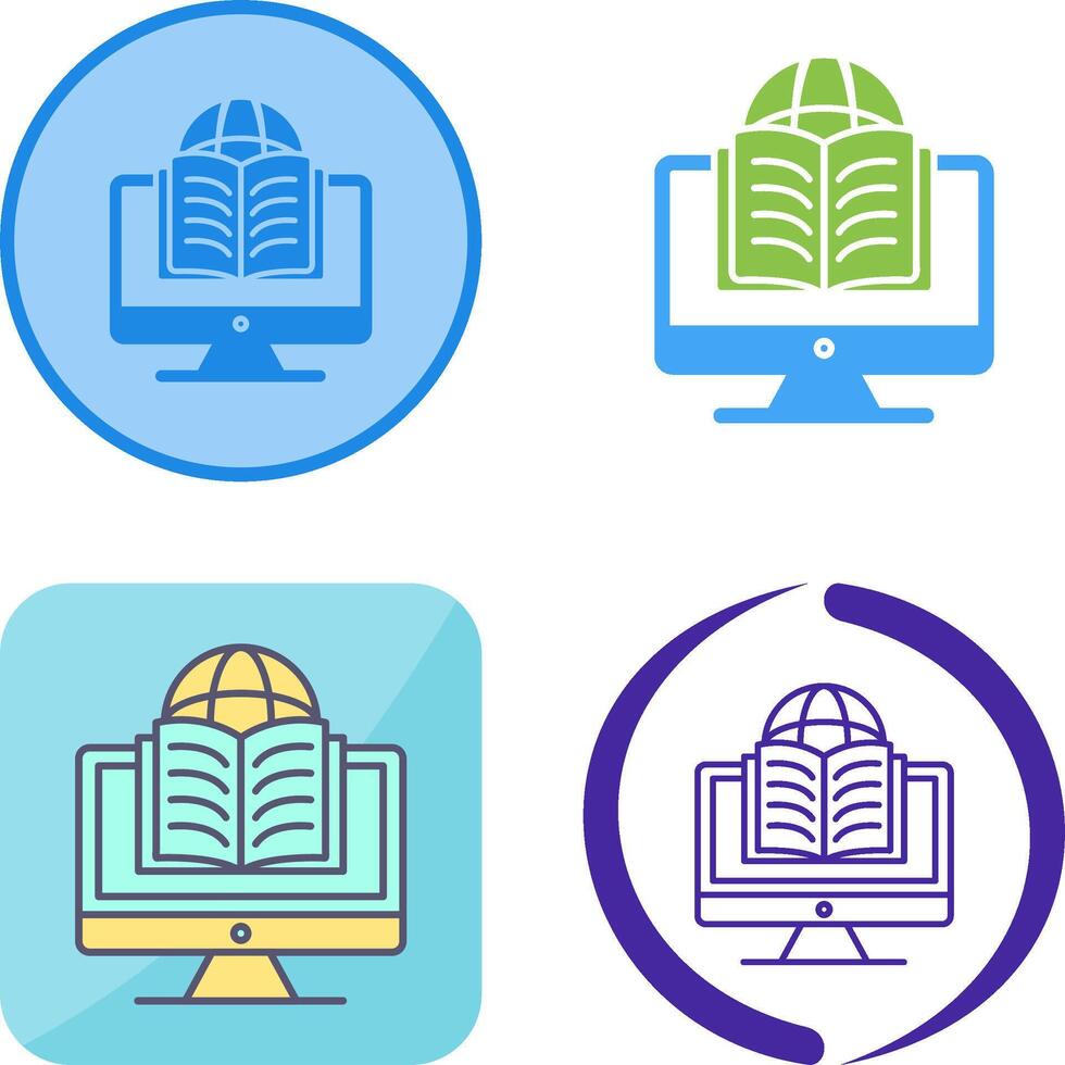 Learning Icon Design vector