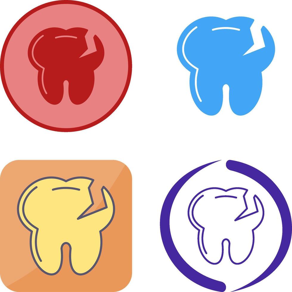 Tooth Icon Design vector