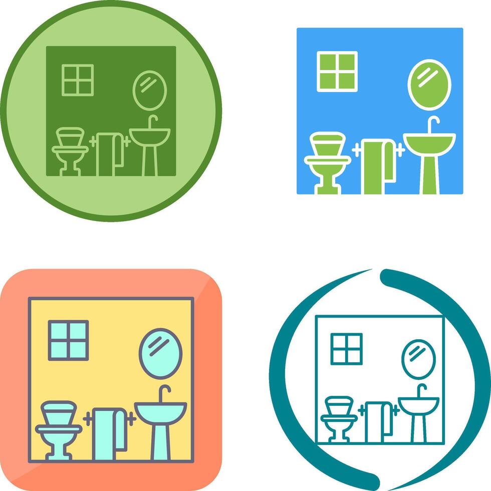 Bathroom Icon Design vector