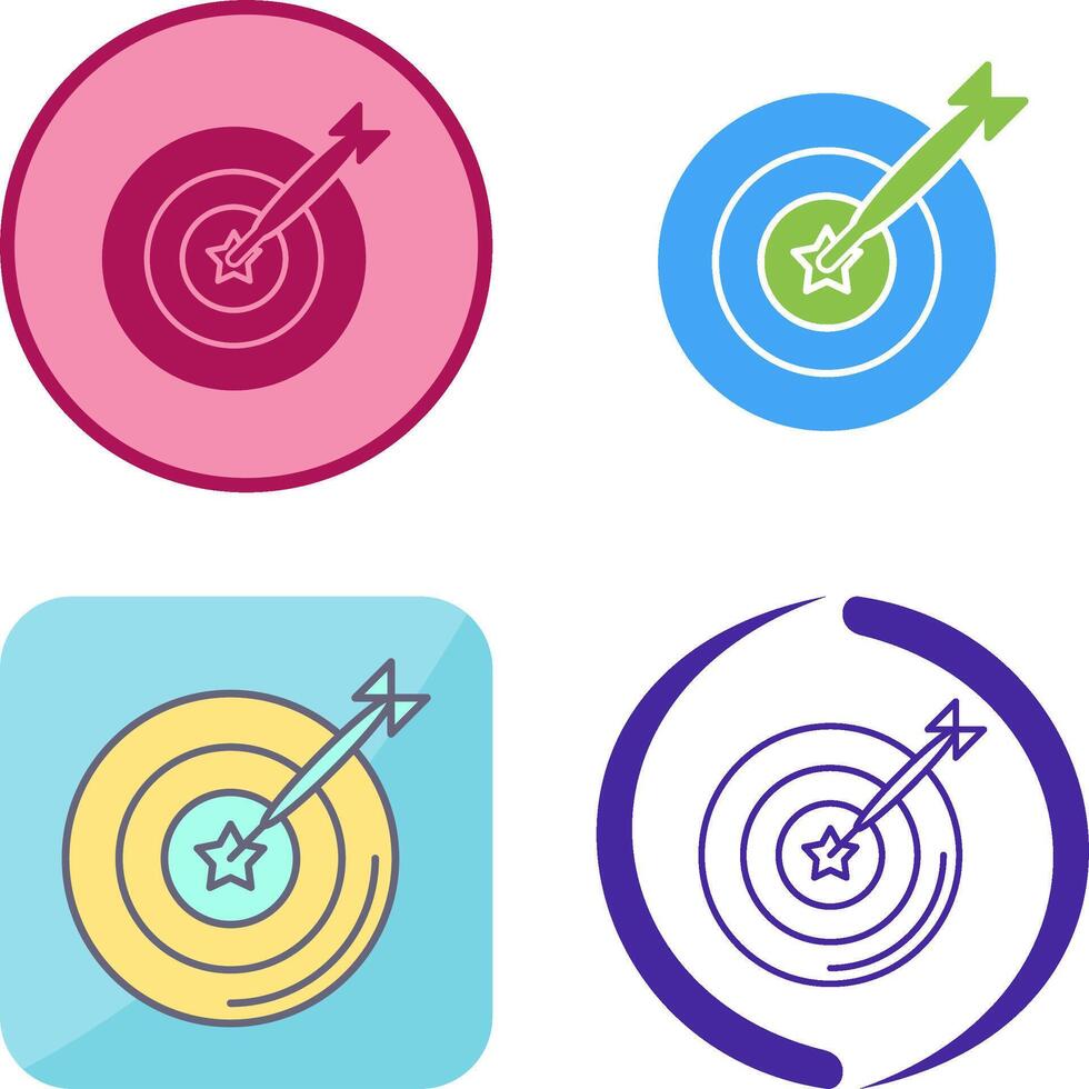Dart Icon Design vector