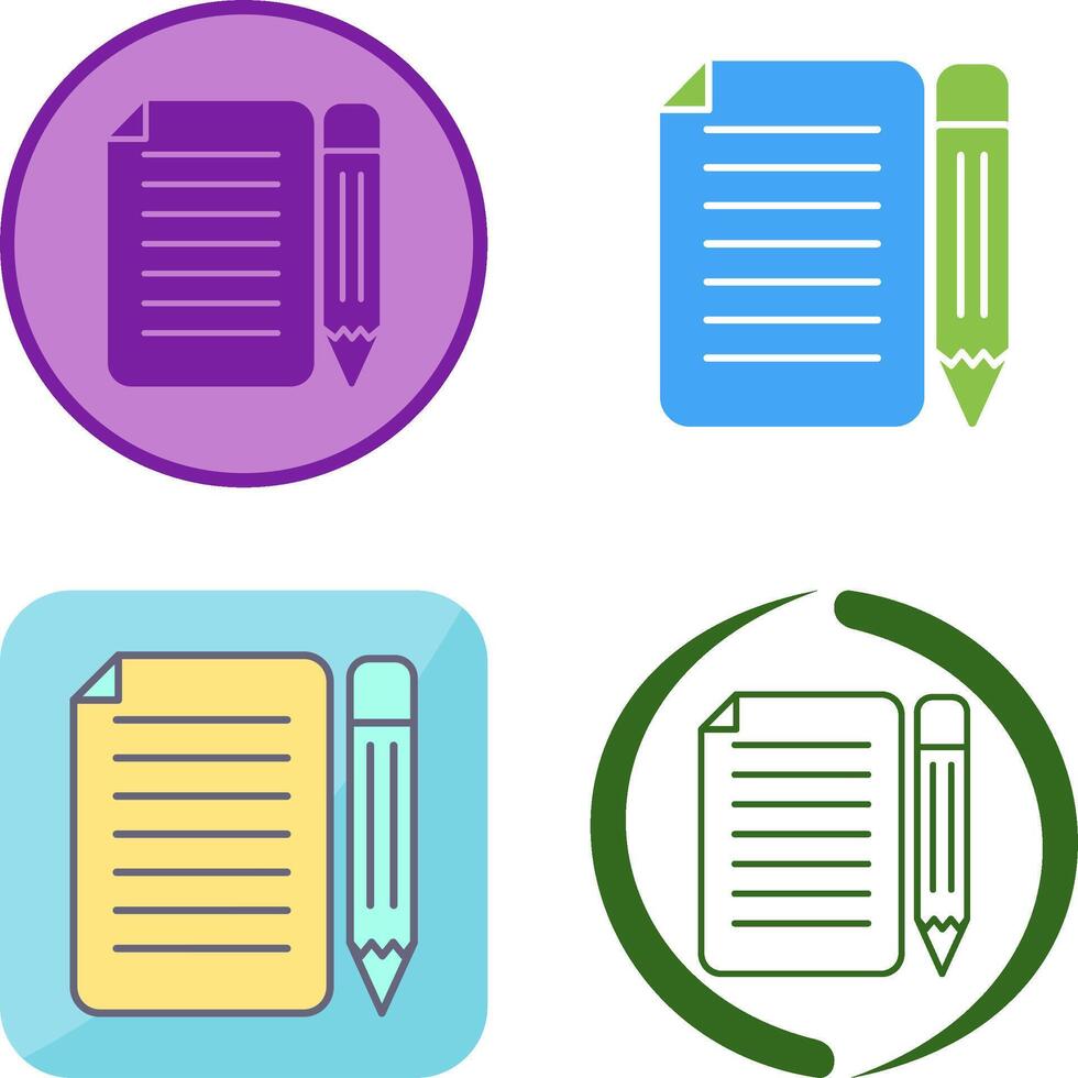 Page Icon Design vector