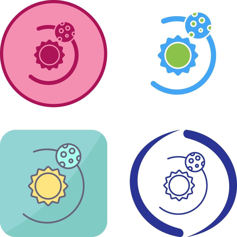 Orbit Icon Design vector