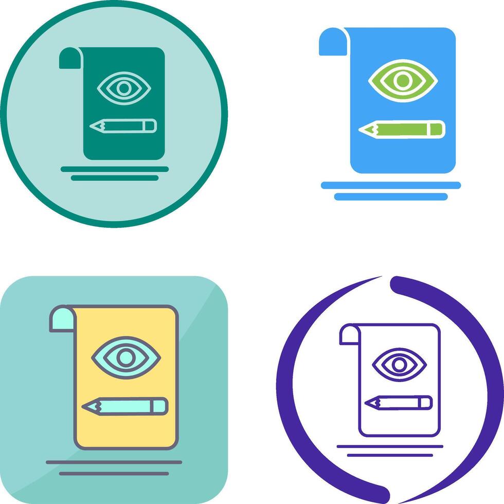 Sketch Icon Design vector