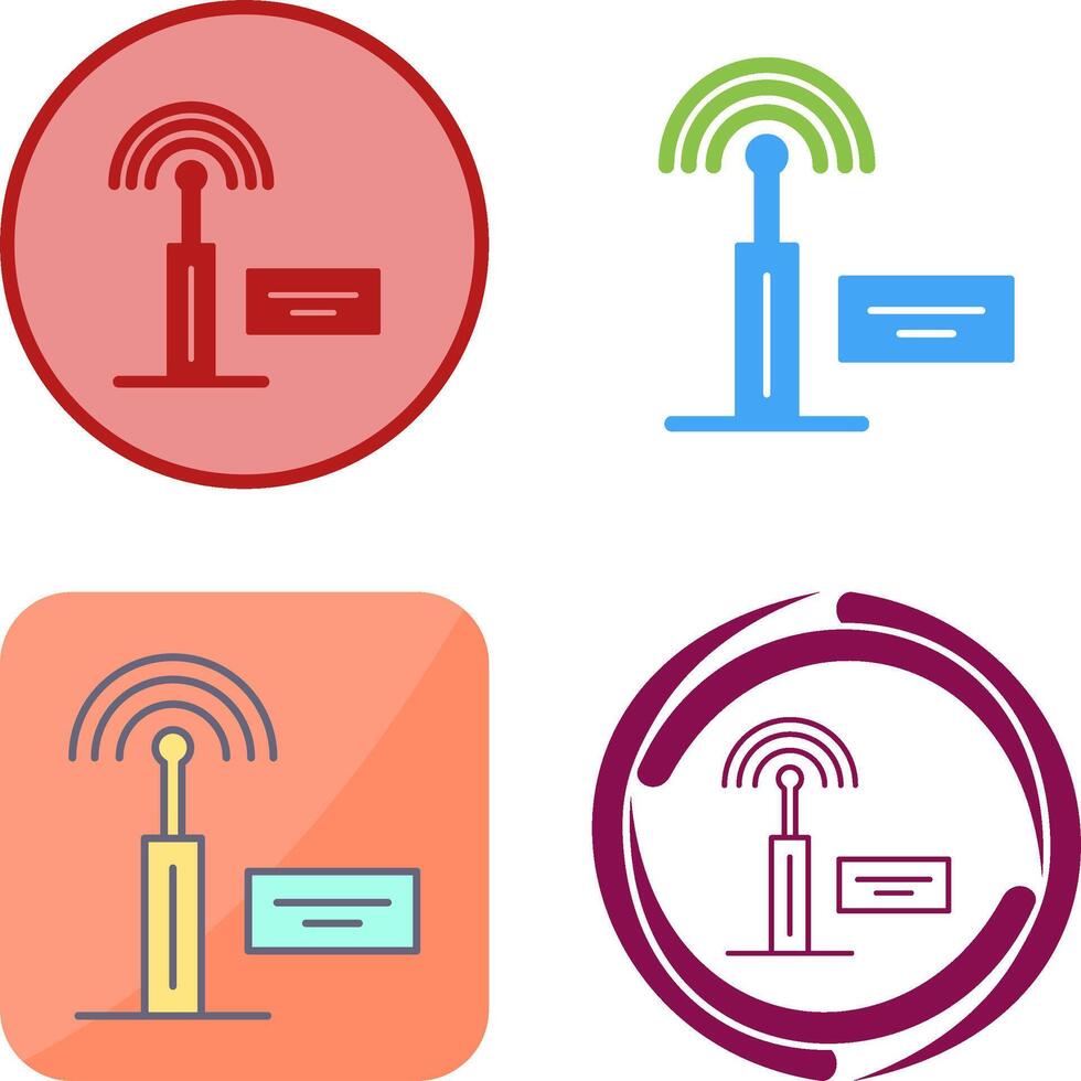 Signal Icon Design vector