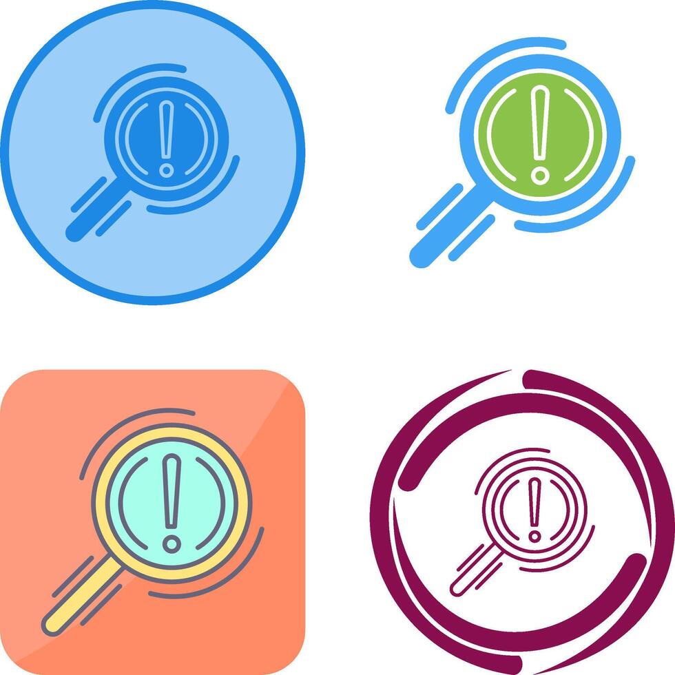 Problem Icon Design vector