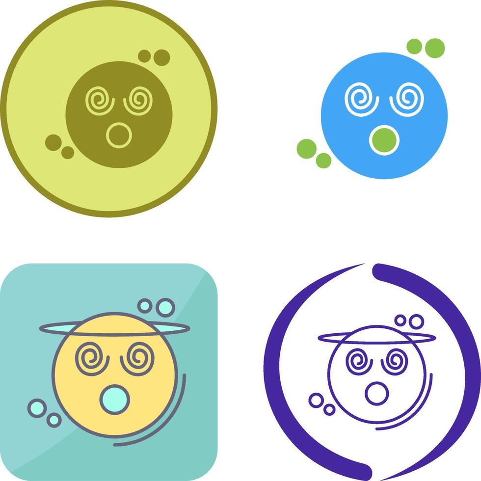 Dizzy Icon Design vector