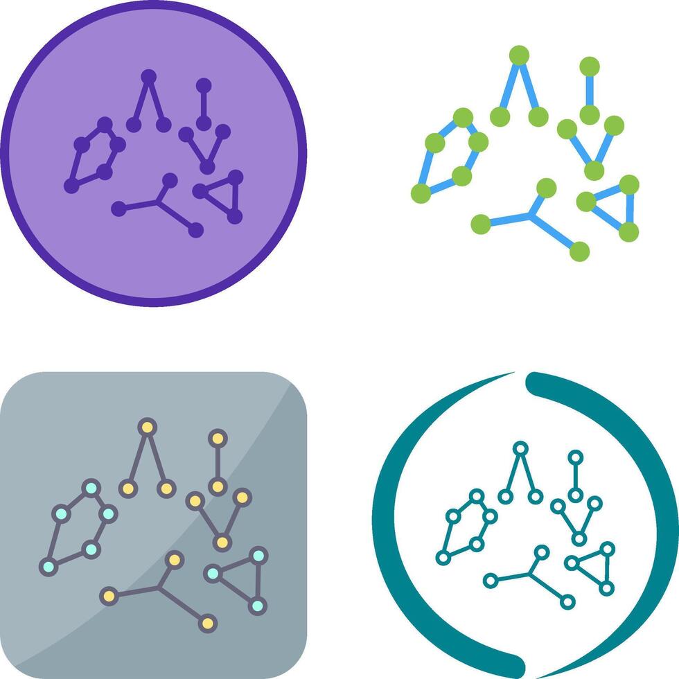 Constellation Icon Design vector