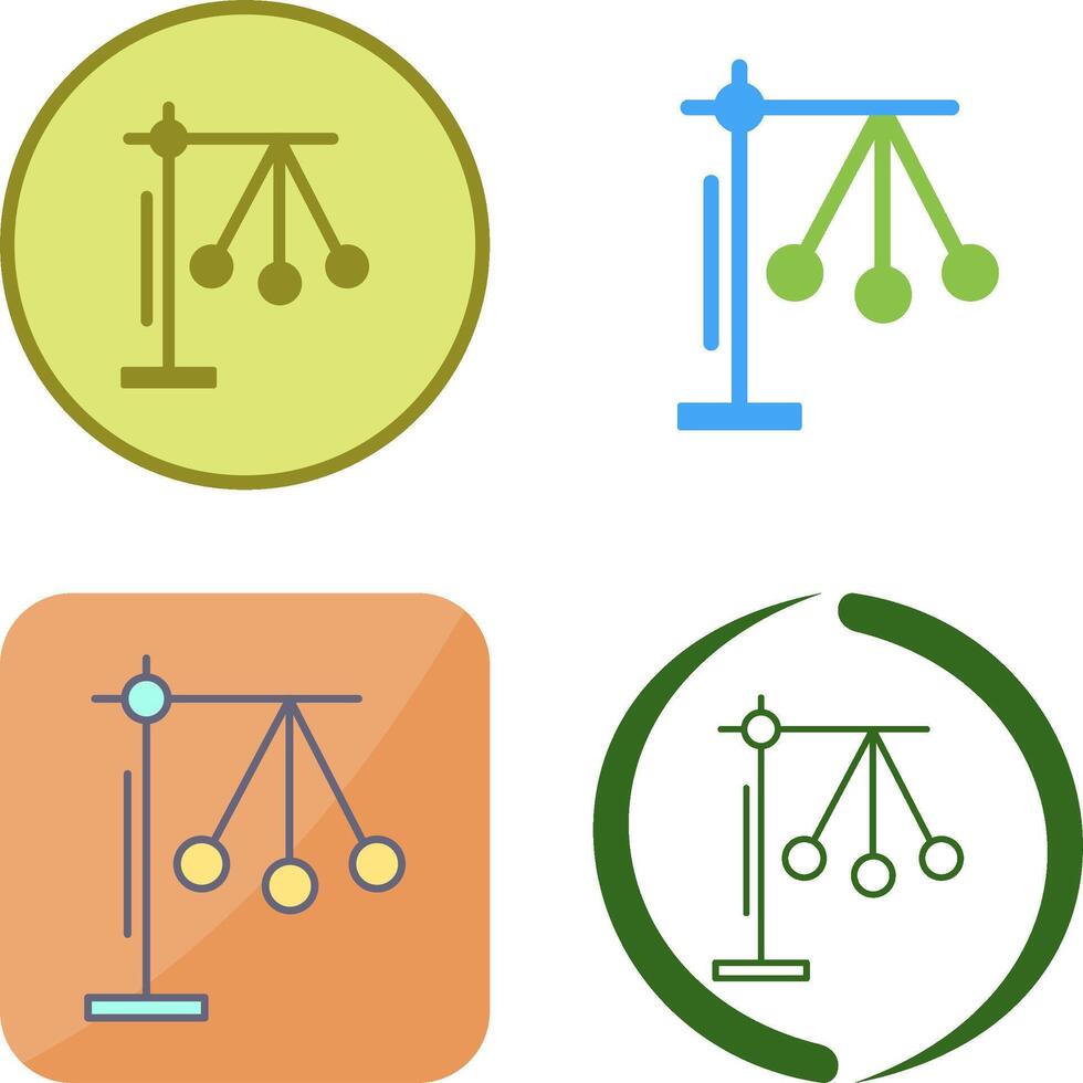 Pendulum Icon Design vector