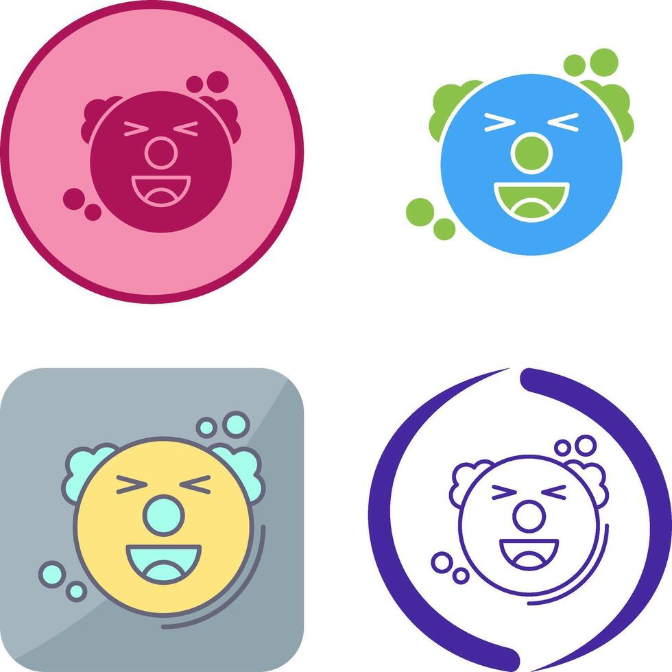 Clown Icon Design vector