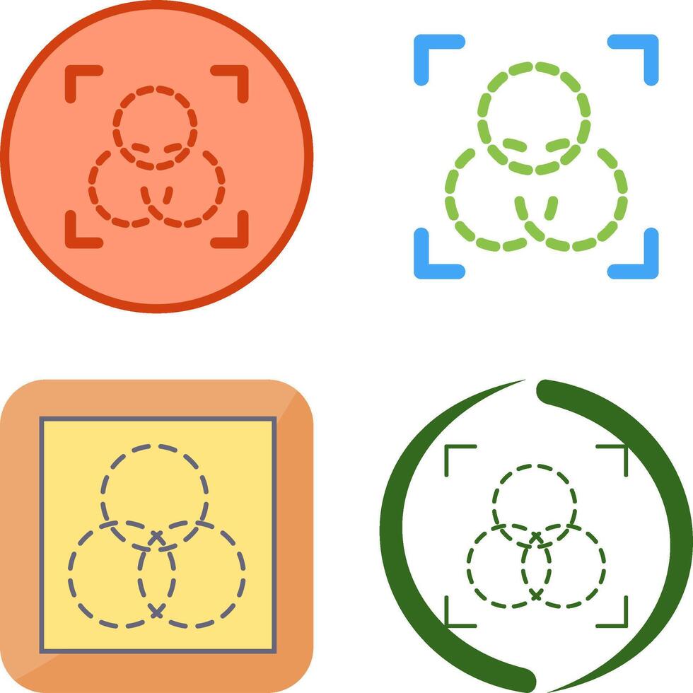 Intersection Icon Design vector