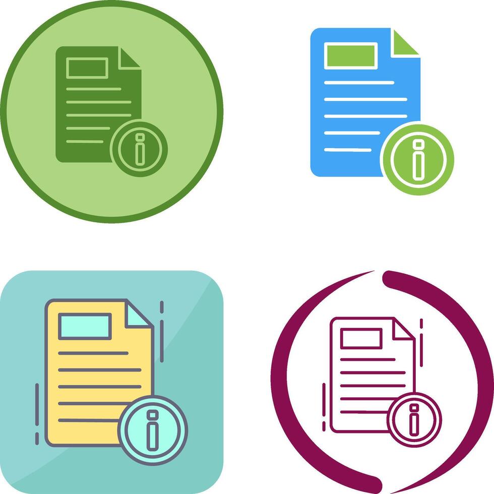 Document Icon Design vector