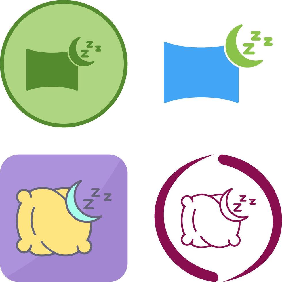 Pillow Icon Design vector