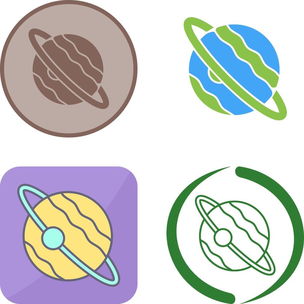 Planet Icon Design vector