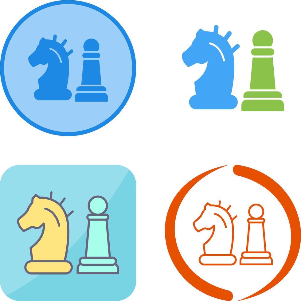 Chess Piece Icon Design vector