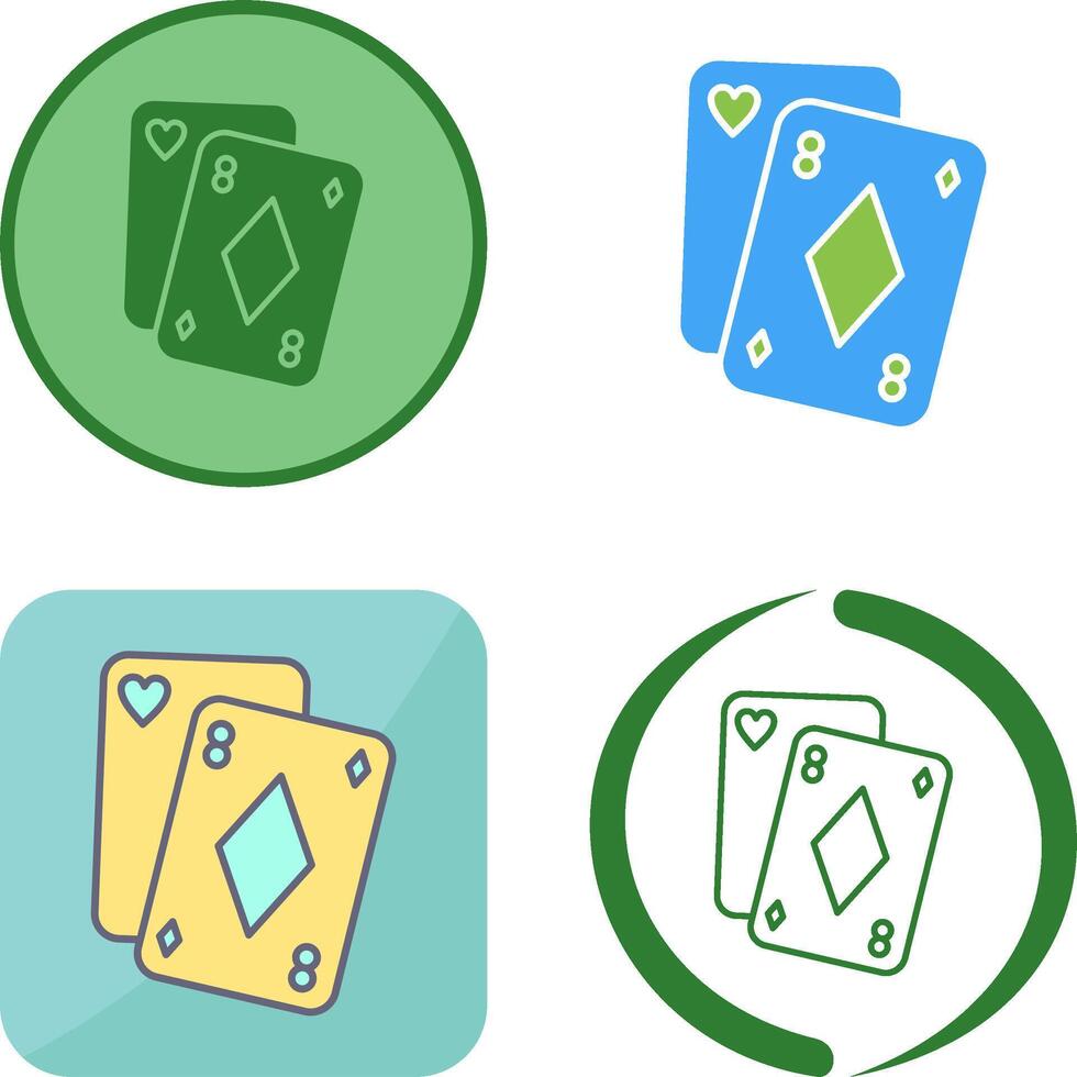 Poker Icon Design vector