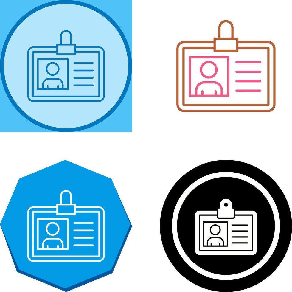 Identity Icon Design vector
