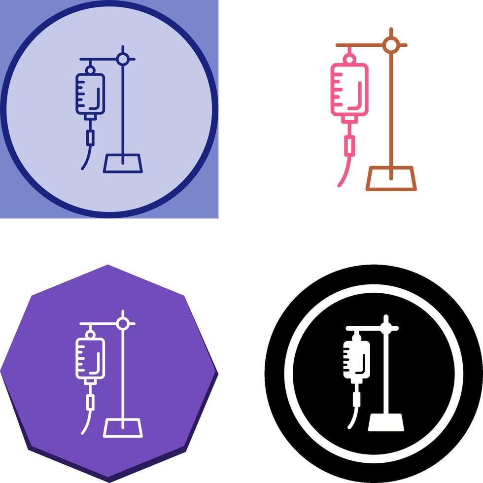 Saline Icon Design vector