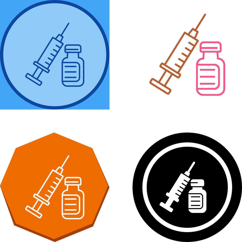 Syringe Icon Design vector