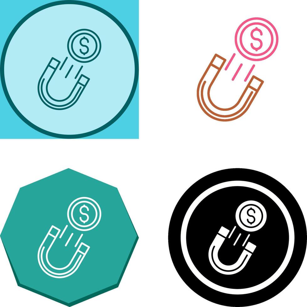 Stealing Money Icon Design vector