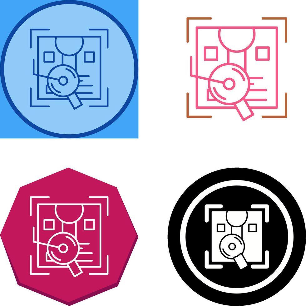 Order Tracking Icon Design vector