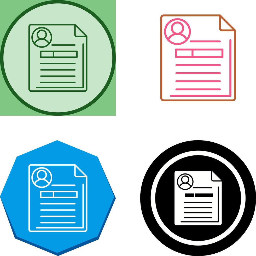 Contact Icon Design vector