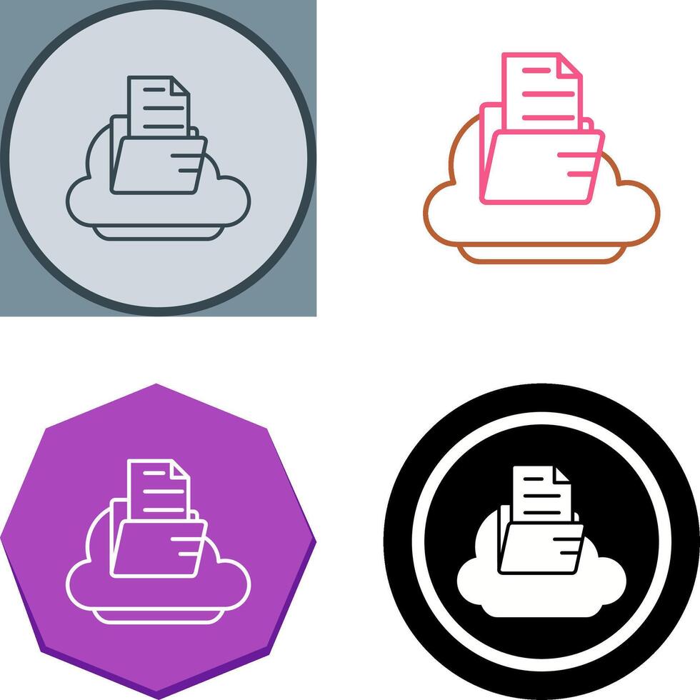 Cloud Icon Design vector