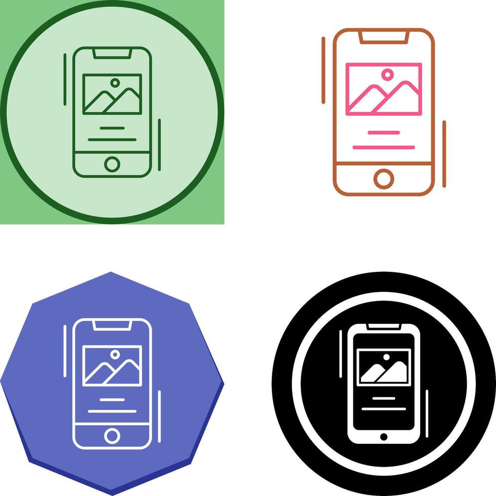 Gallery Icon Design vector
