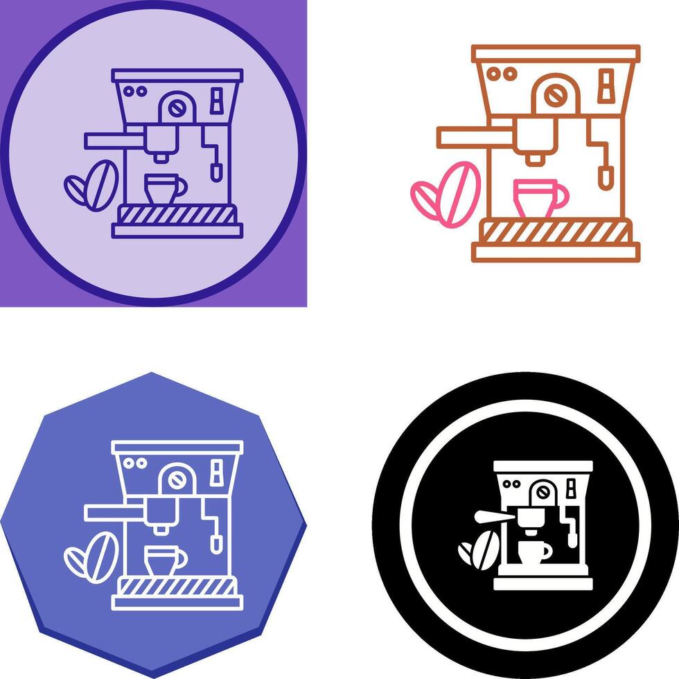 Coffee Machine Icon Design vector