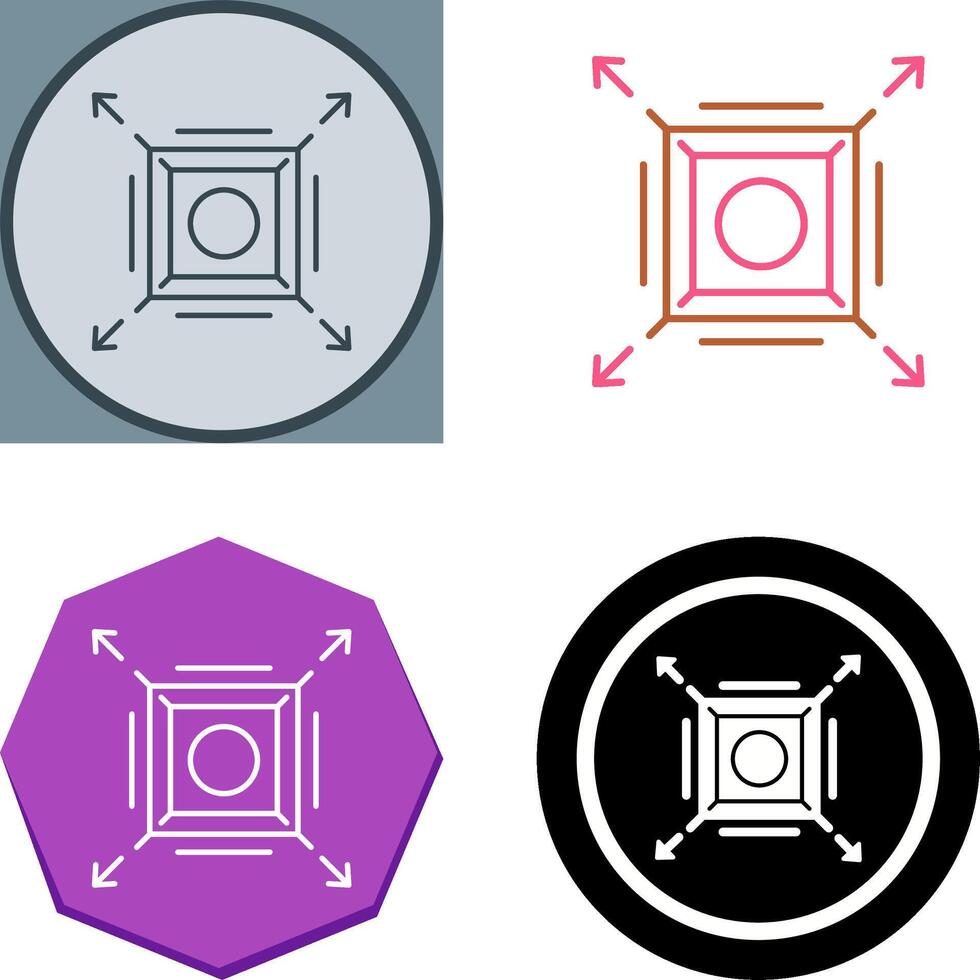 Maximize Icon Design vector