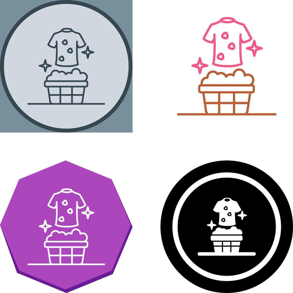 Laundry Icon Design vector