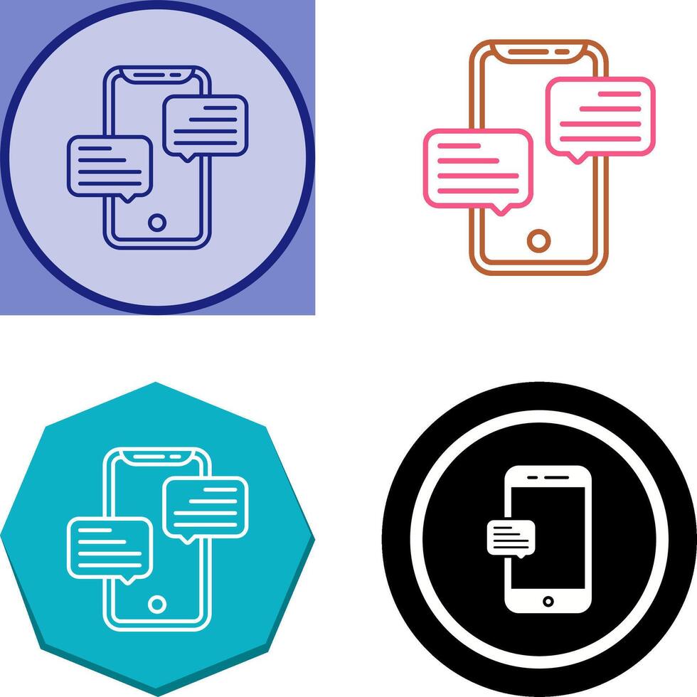 Chat Icon Design vector