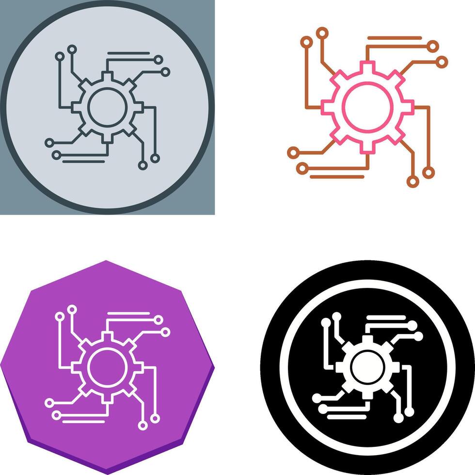 Automation Icon Design vector