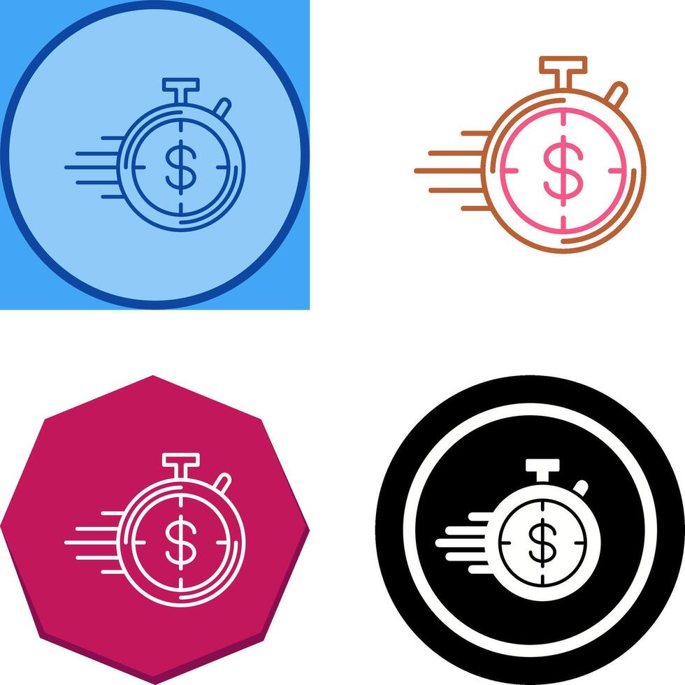 Timer Icon Design vector
