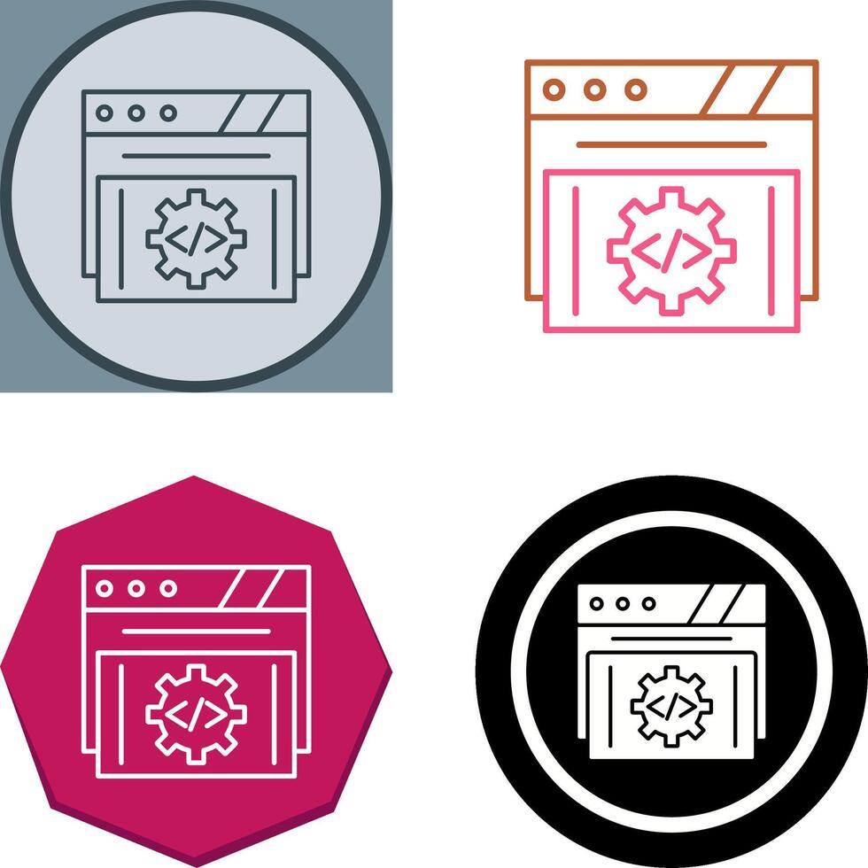 Development Icon Design vector