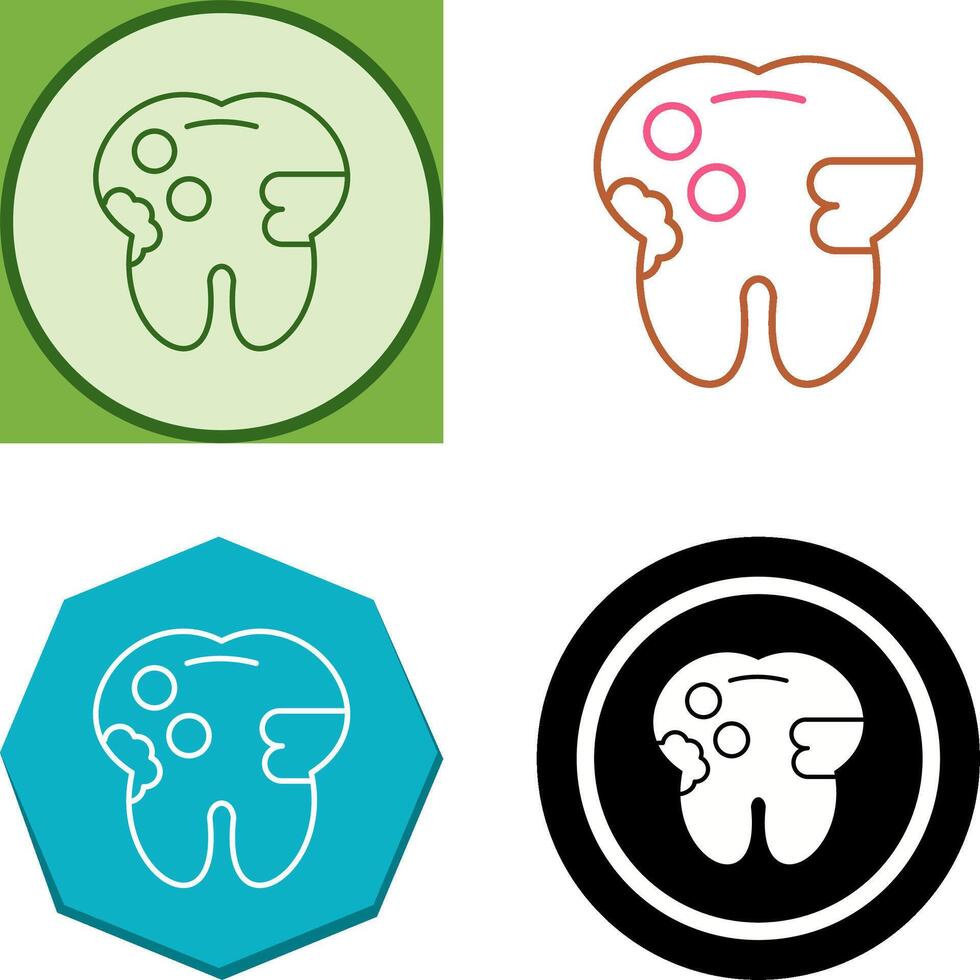 Caries Icon Design vector