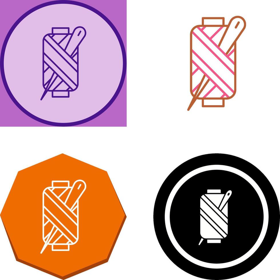 Needle Icon Design vector