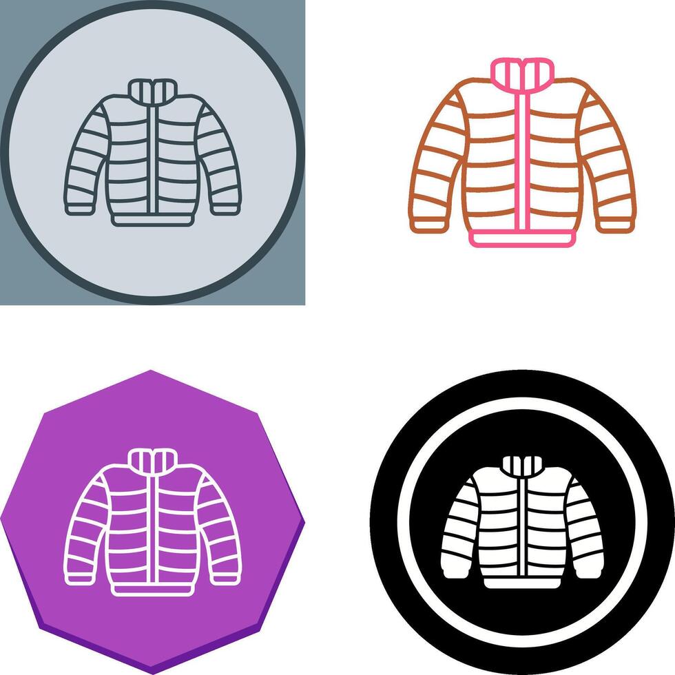 Winter Clothes Icon Design vector