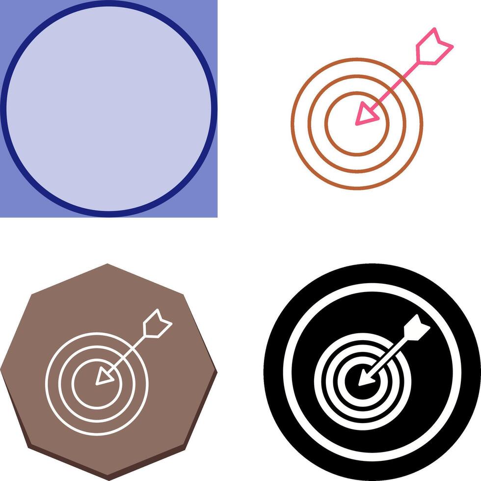 Goal Icon Design vector