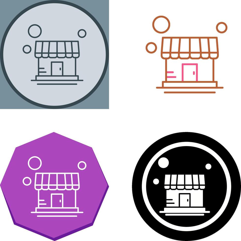 Store Icon Design vector