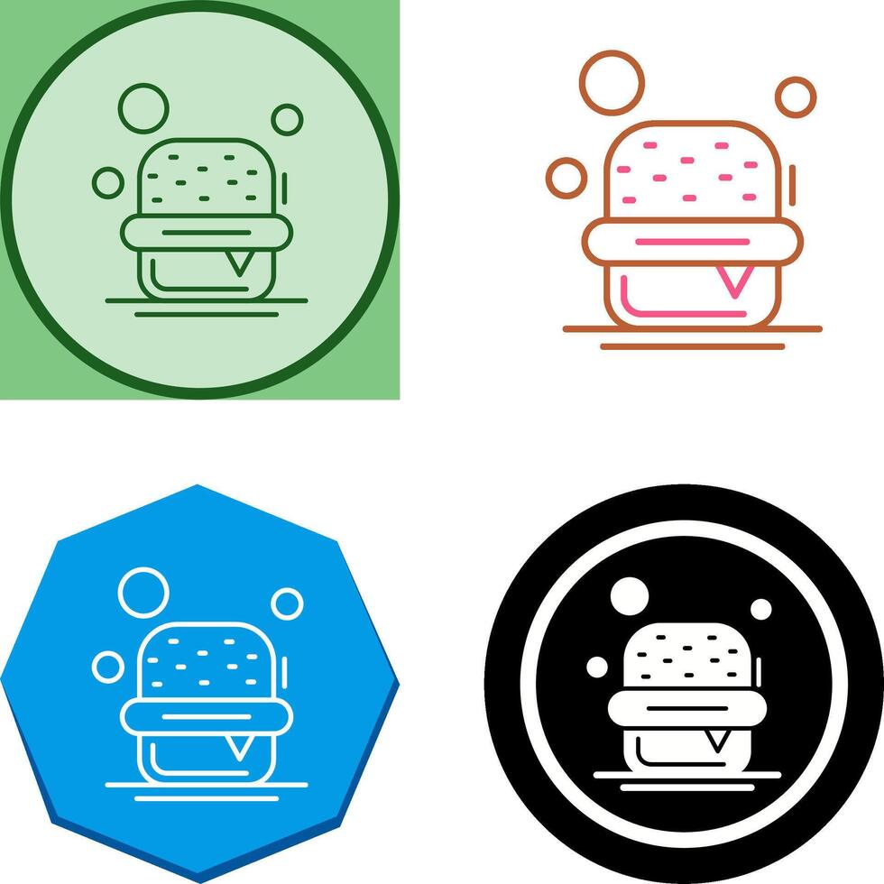 Burger Icon Design vector
