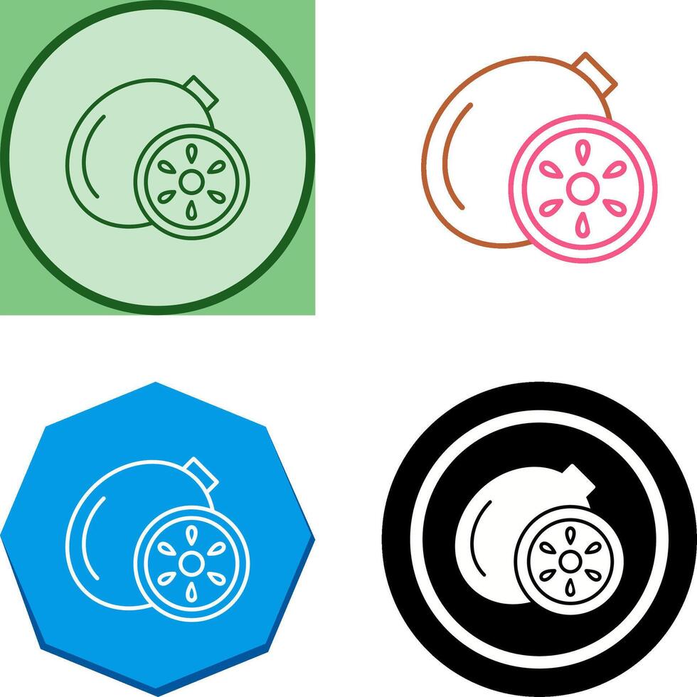 Kiwi Icon Design vector
