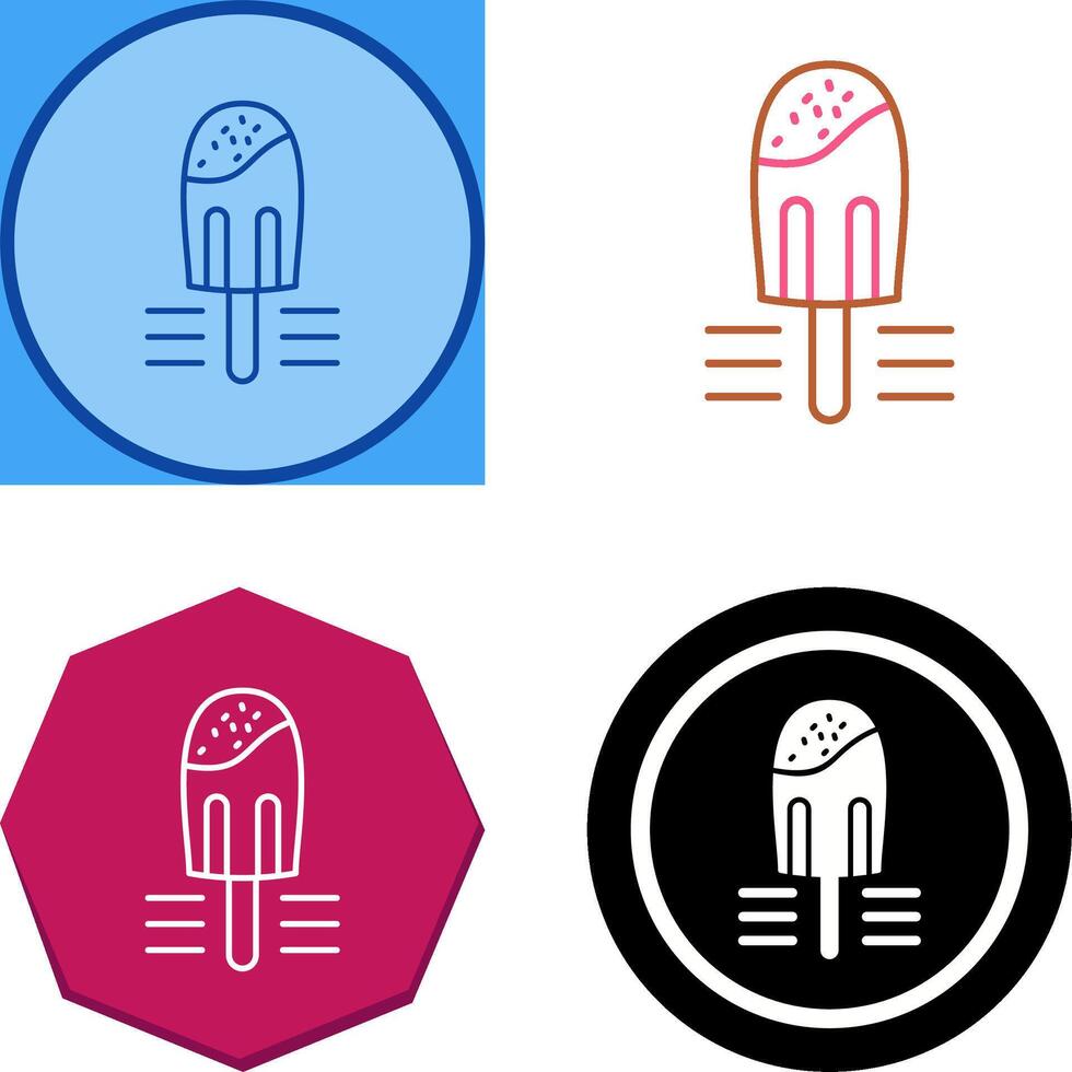 Popsicle Icon Design vector