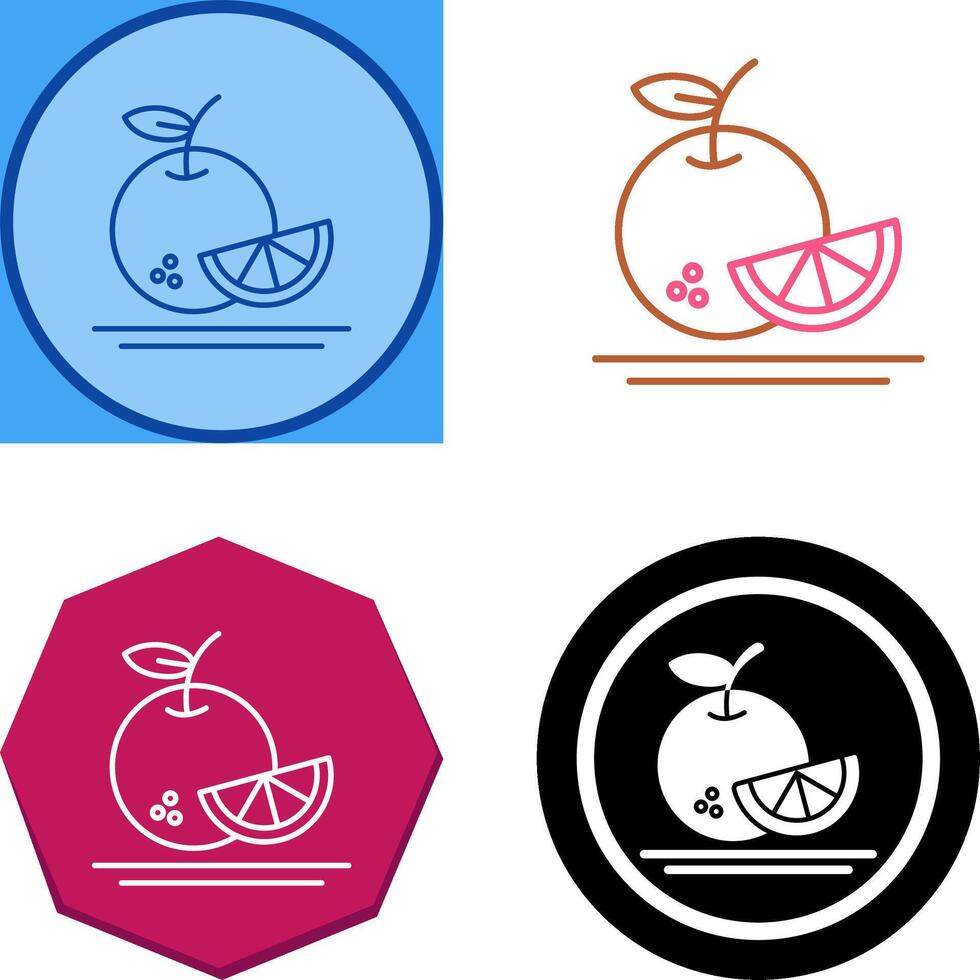 Orange Icon Design vector
