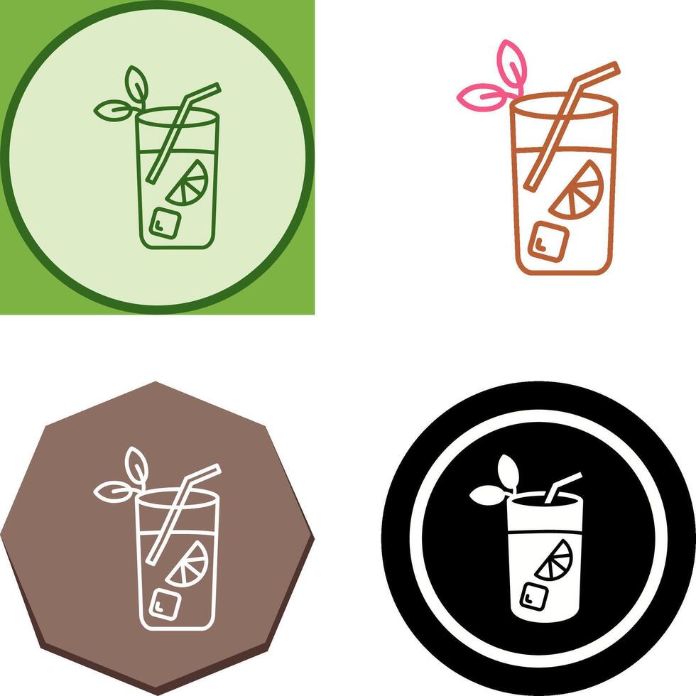Mojito Icon Design vector